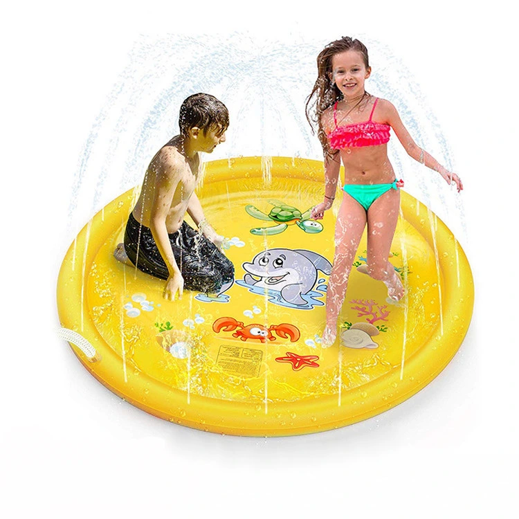 68′′ Large Inflatable Water Play Sprinkler Water Toys Splash Mat