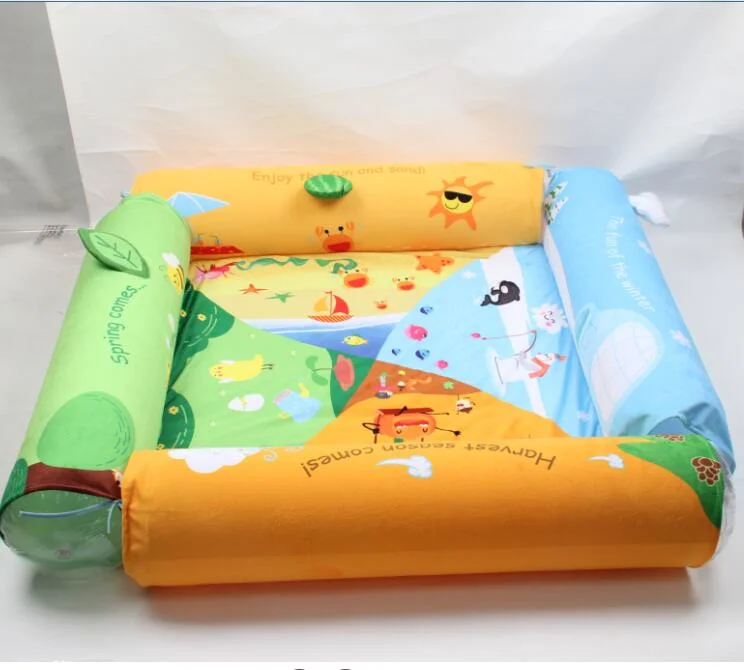 Inflatable Infant Play Mat with Toys Sensory-Stimulating Infant Activity Gym for Babies