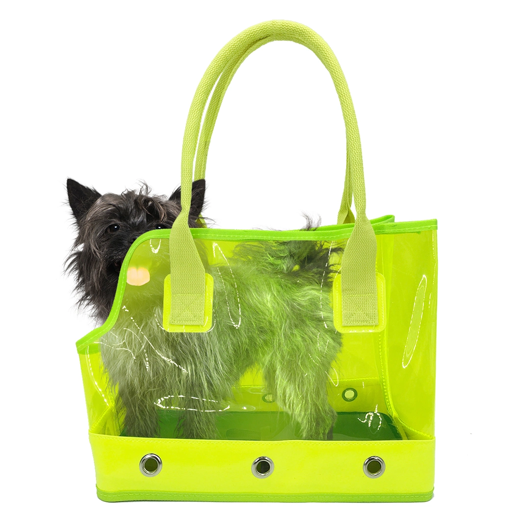 Hot Sale Transparent PVC Material Pet Carrier Dog Cat Hangbag Pet Product