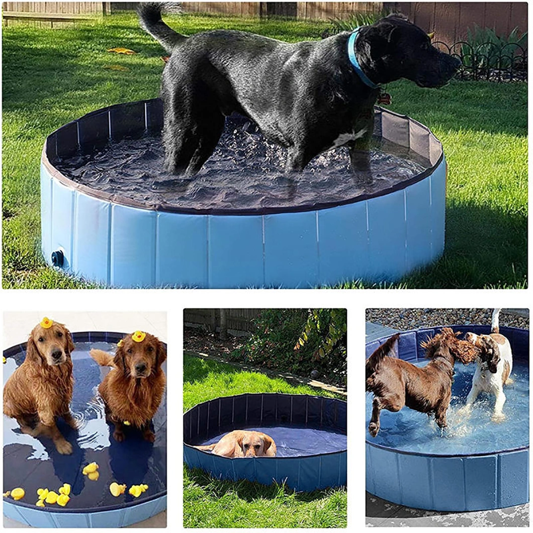 Custom Collapsible Dog Swimming Pool Pet Bath Tub Pet Bathing Tub Swimming Bath Pool for Dogs Cats and Kids