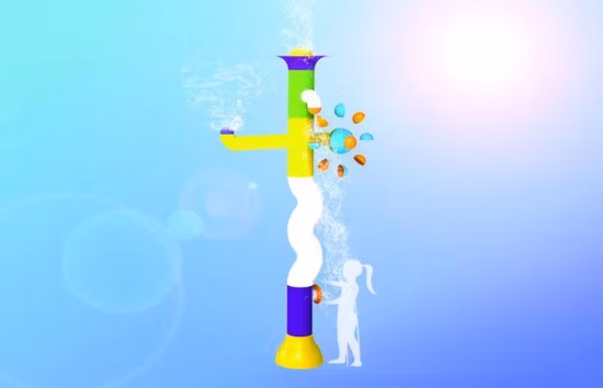 Ilife New Drop Stitch Inflatable Gym Mat Yoga Mat Anti Slip PVC Inflatable Floating Gymnastics Floor Mats Water Sports Play Yoga Mat for Swimming Pool Lake