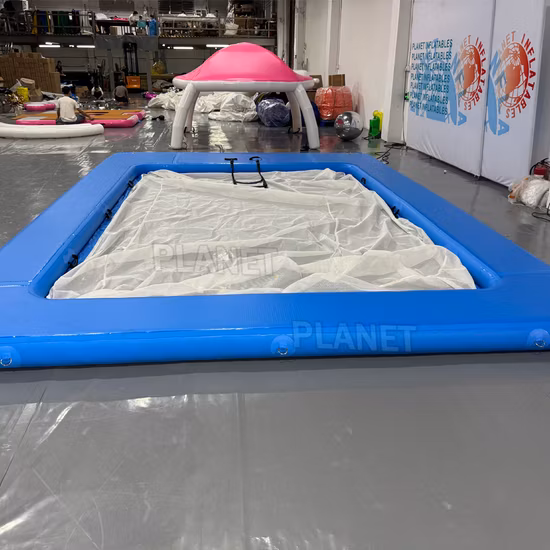 Tragbarer aufblasbarer schwimmender Ozean-Meer-Swimmingpool mit Anti-Quallen-Netz zum Verkauf