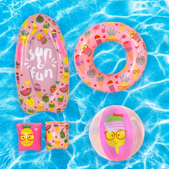 Lustiges Strandparty-Spielzeug, aufblasbarer glitzernder herzförmiger Schwimmring, Liebesröhre, Herz-Poolschwimmer