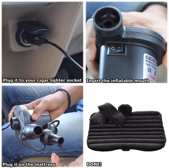 Tragbares Schlafauto für den Außenbereich, aufblasbare Matratze, Luftbett